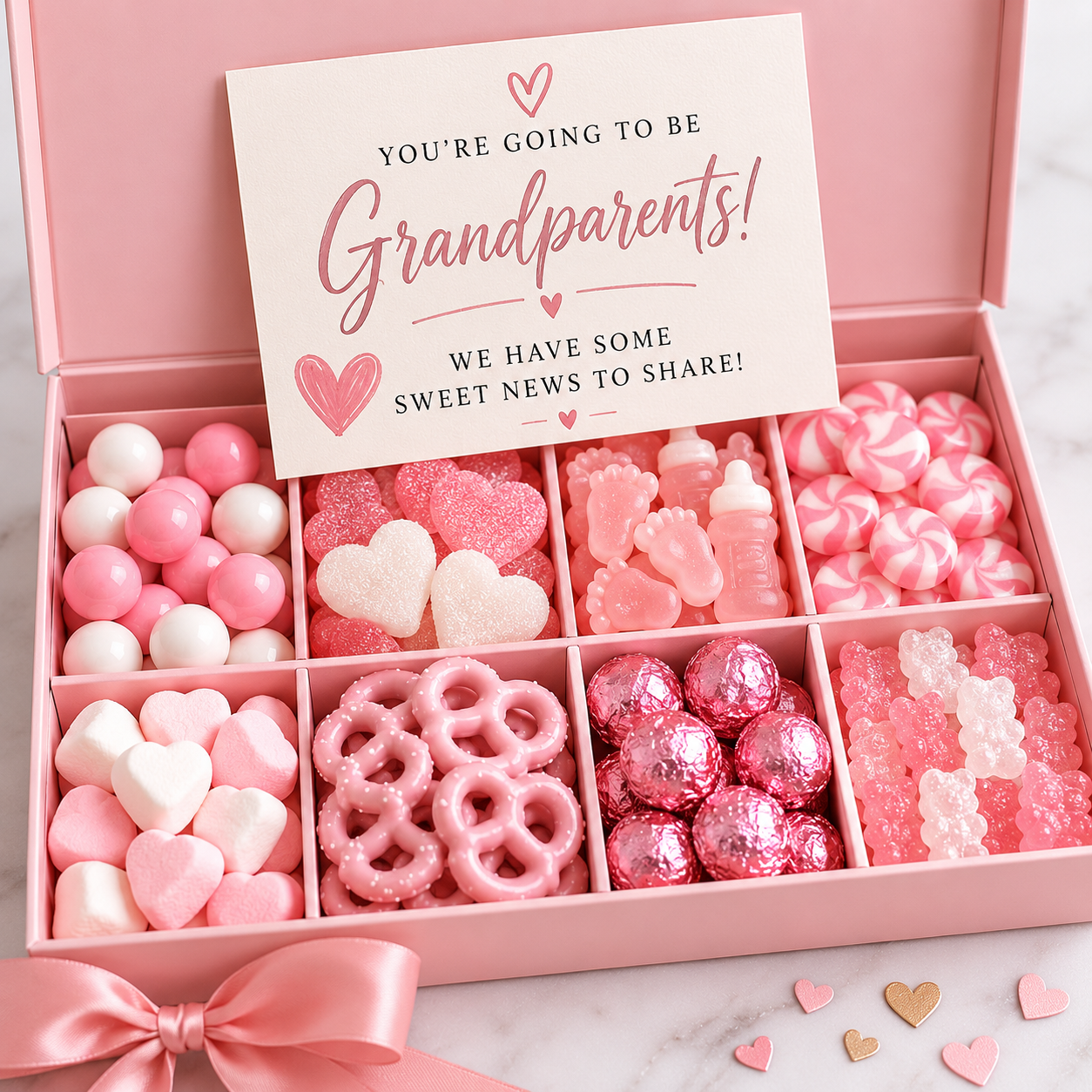 Grandparent Announcement Candy Box