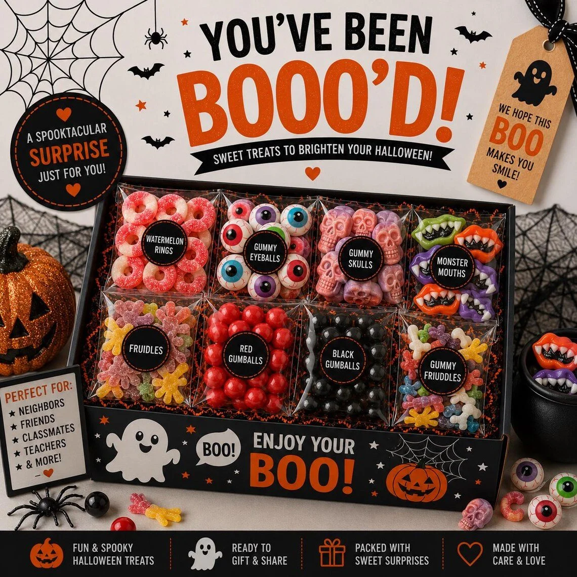 You've Been Boo'd Halloween Candy Box | Spooky Gummy Gift