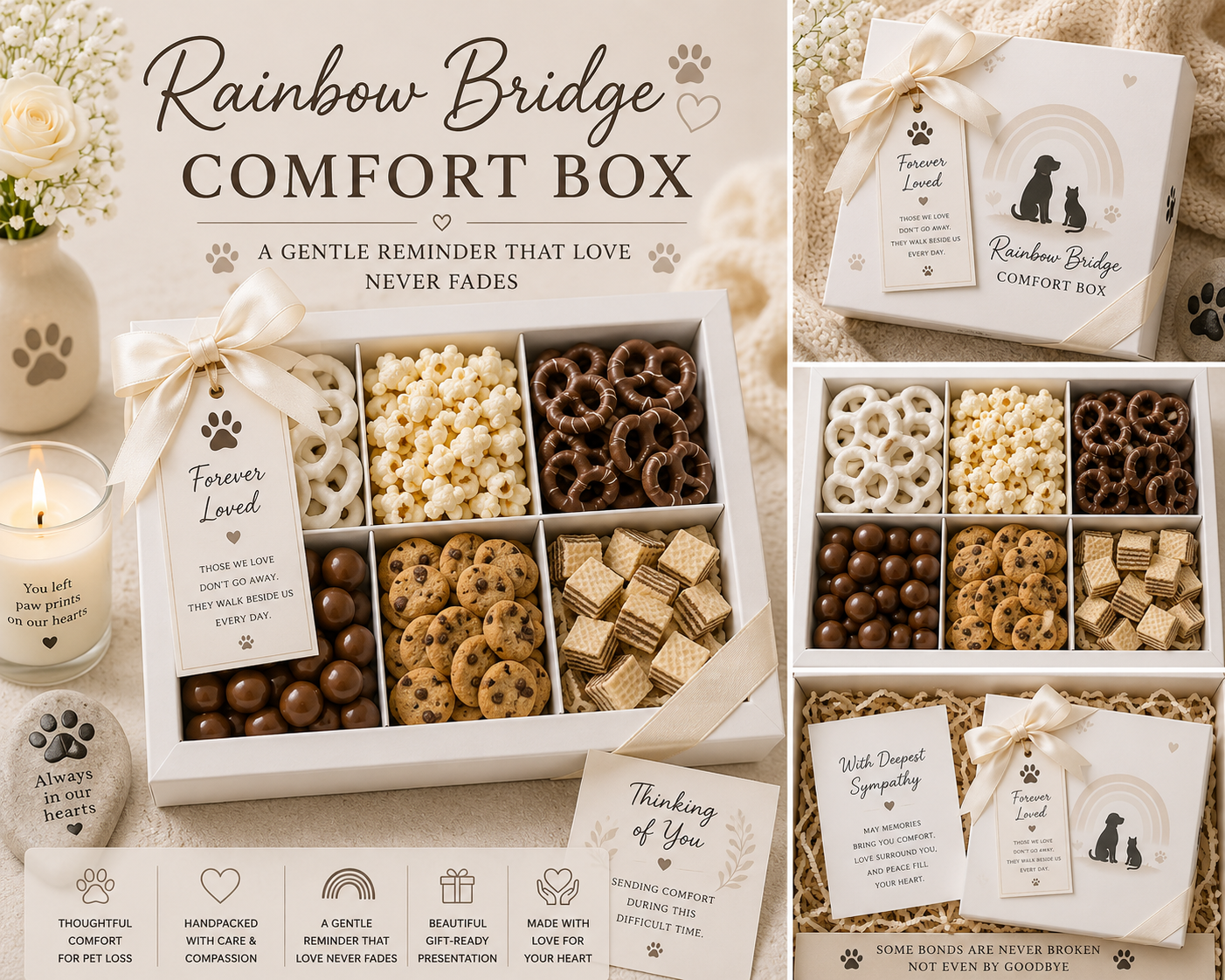 Rainbow Bridge Comfort Box | Pet Loss Sympathy Gift Box