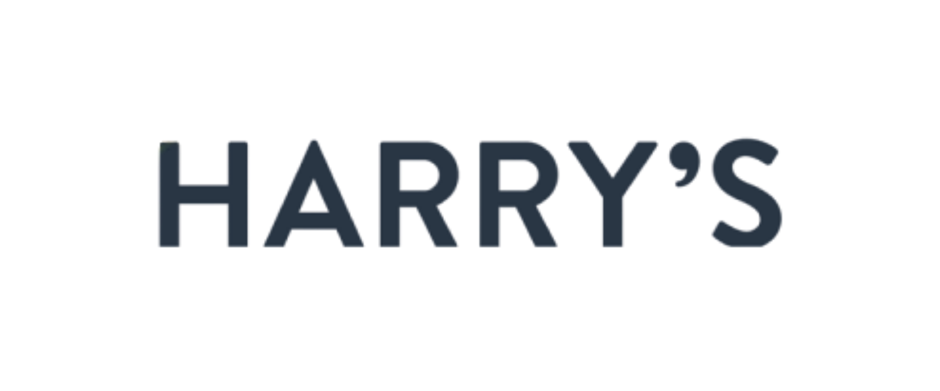 HARRY'S logo with stylized text