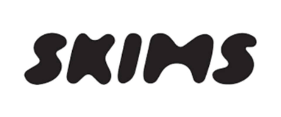 Black background with the word "skins" written in large, stylized black font.