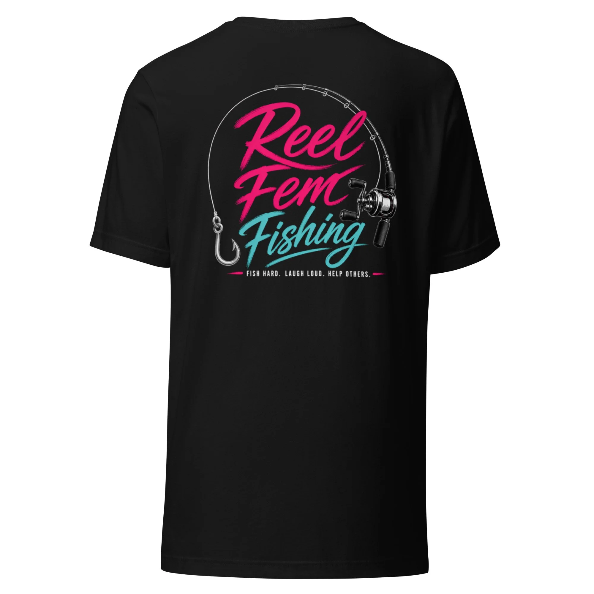 Reel Fem Fishing Logo T-Shirt Unisex