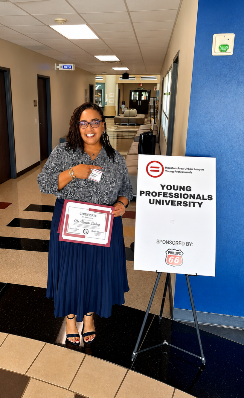Dr. Renatta Lindsey at the Houston Urban League.