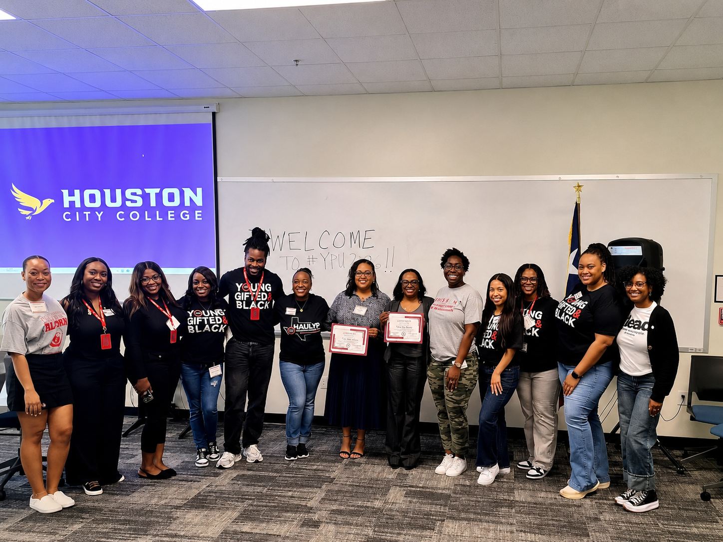 Houston Area Urban League at the Houston City College. High School Students Transitioning into Adulthood and College Education. Facilitated by Dr. Renatta Lindsey.