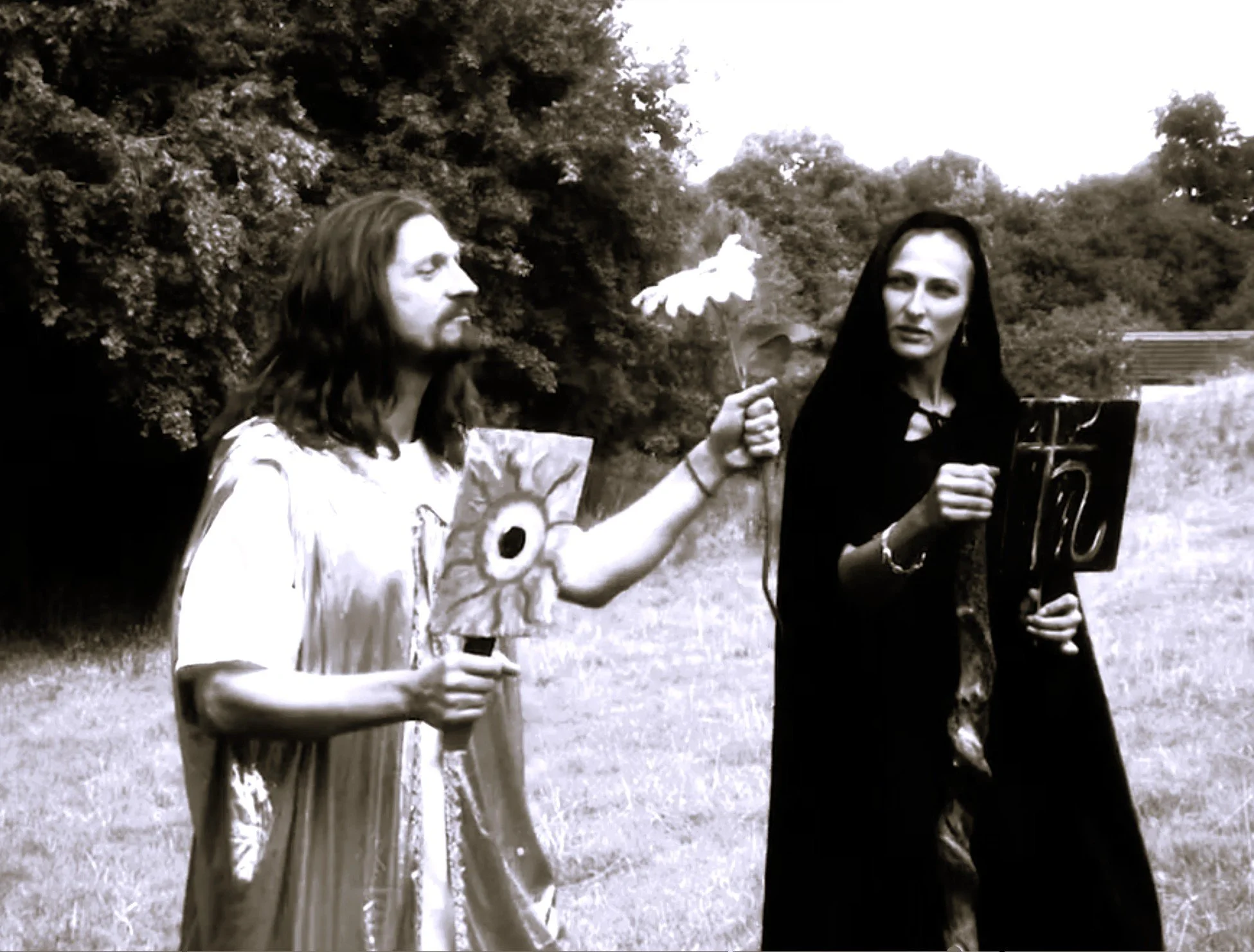 John & Andreea as Sol & Saturn in 2015