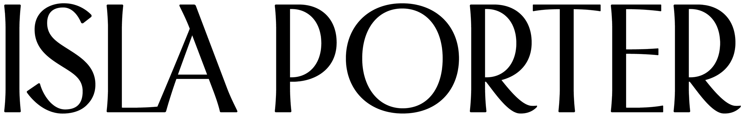 Isla Porter Custom Cabinetry Company Logo