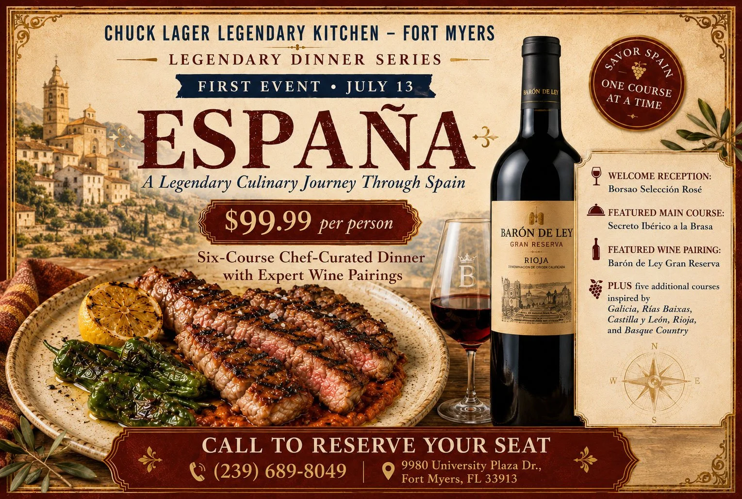 Legendary Passport Dinner Series: España