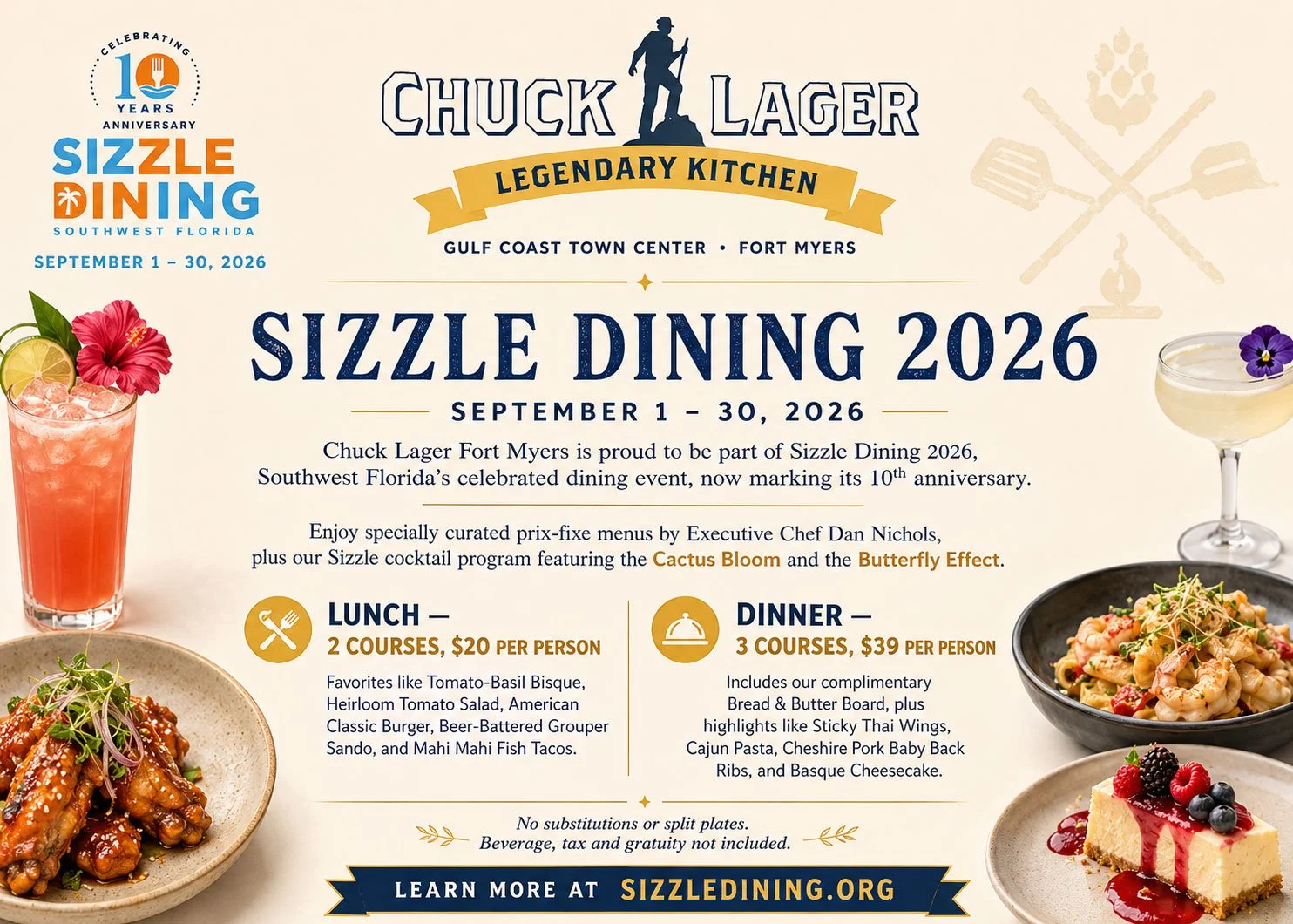 Sizzle Dining 2026