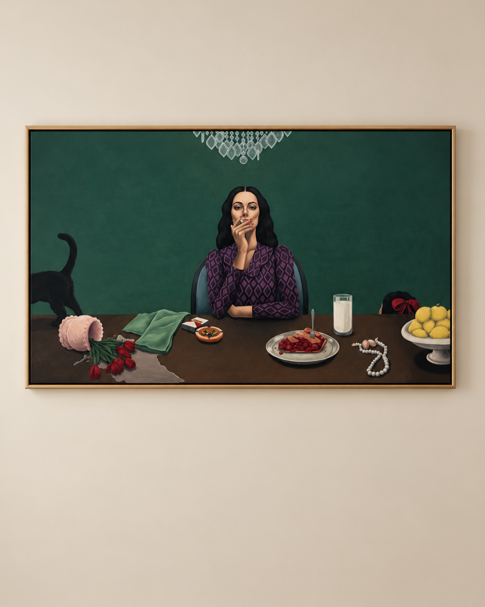 I Just Wanted A Fucking Cigarette, 36x60"