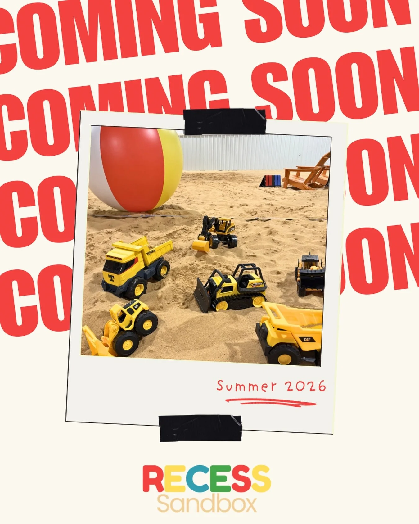 🏖️ We&rsquo;re bringing the magic of a beach day to indoor sand play.

Recess Sandbox is coming to @bmbxbeach 🎉

A premium sandbox experience where children can dig, build, explore, and imagine without limits.

☀️ Summer 2026