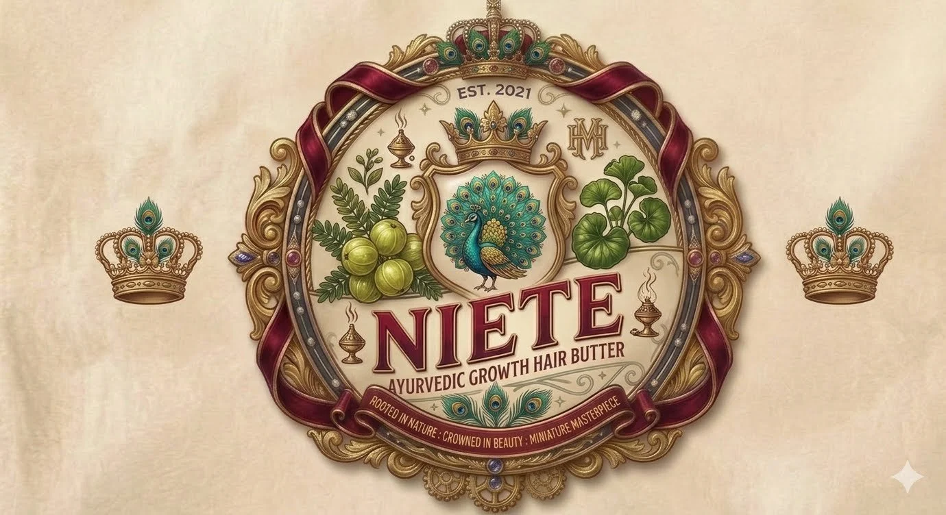 Miniature Masterpiece: NIETE Ayurvedic Growth Hair Butter
