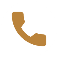 Icon of a brown telephone receiver