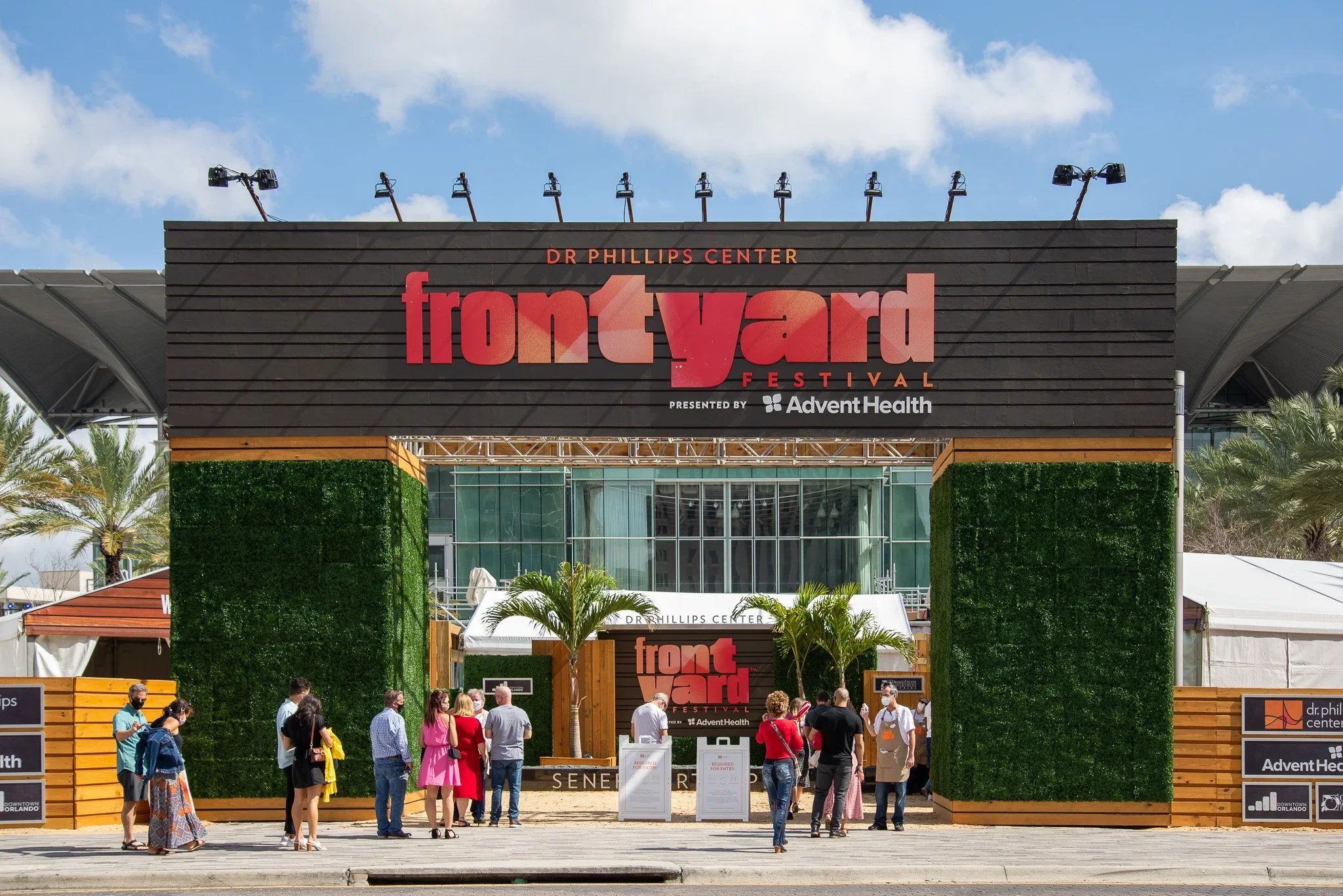 Photo of entrance to Frontyard Festival