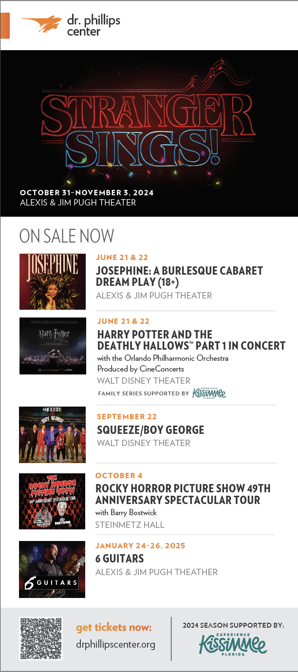 Dr. Phillips Center Calendar Ad
