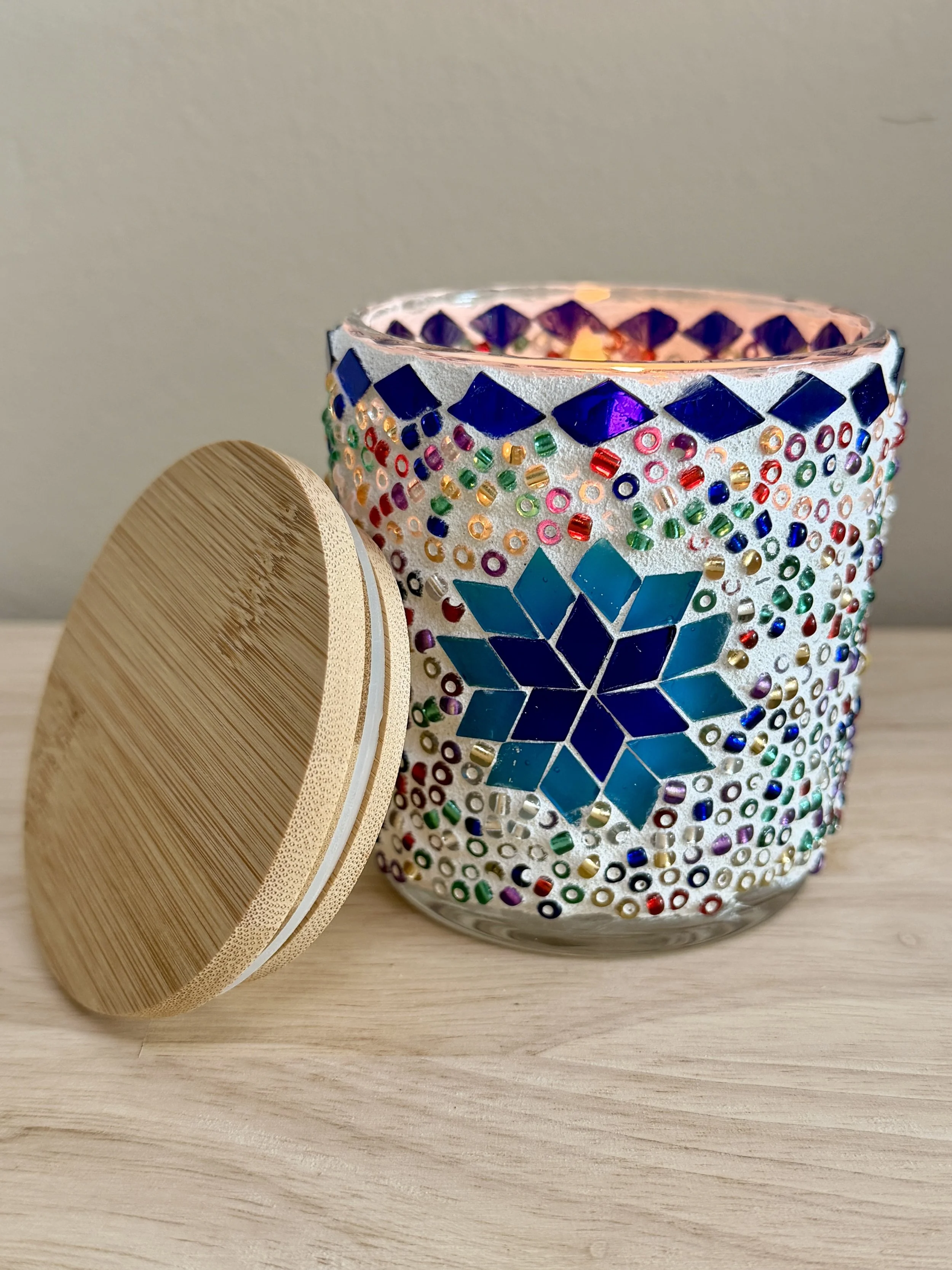 Create Your Own Mosaic Candle Class - August 22 | 4PM