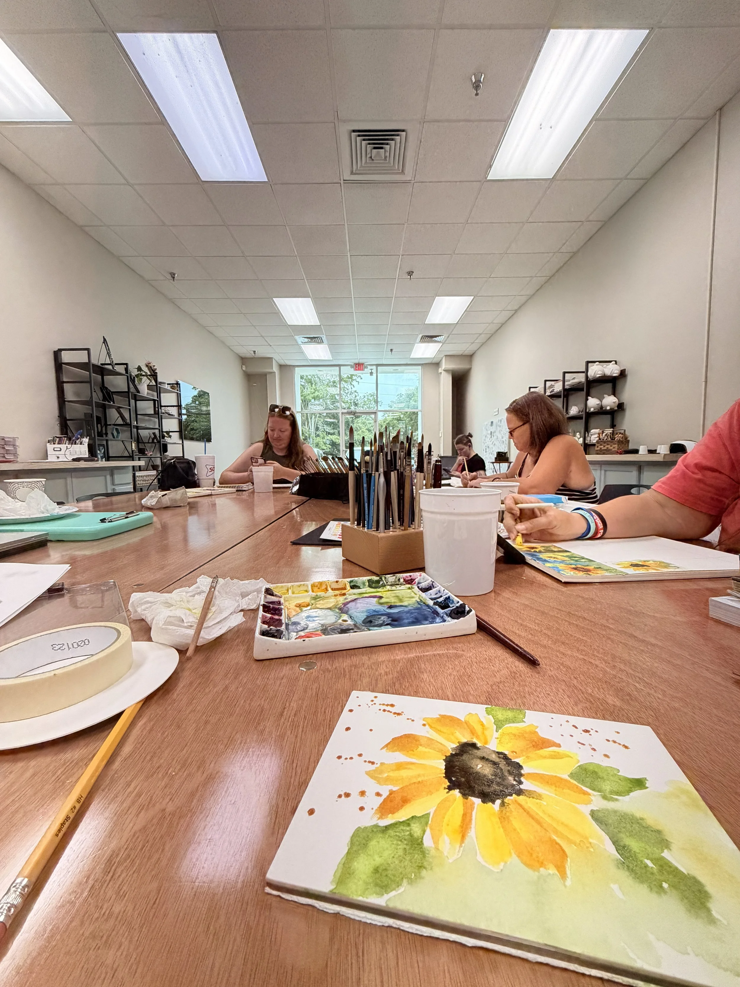 4-Week Beginning Watercolor Course - Starts August 7 | 6 PM