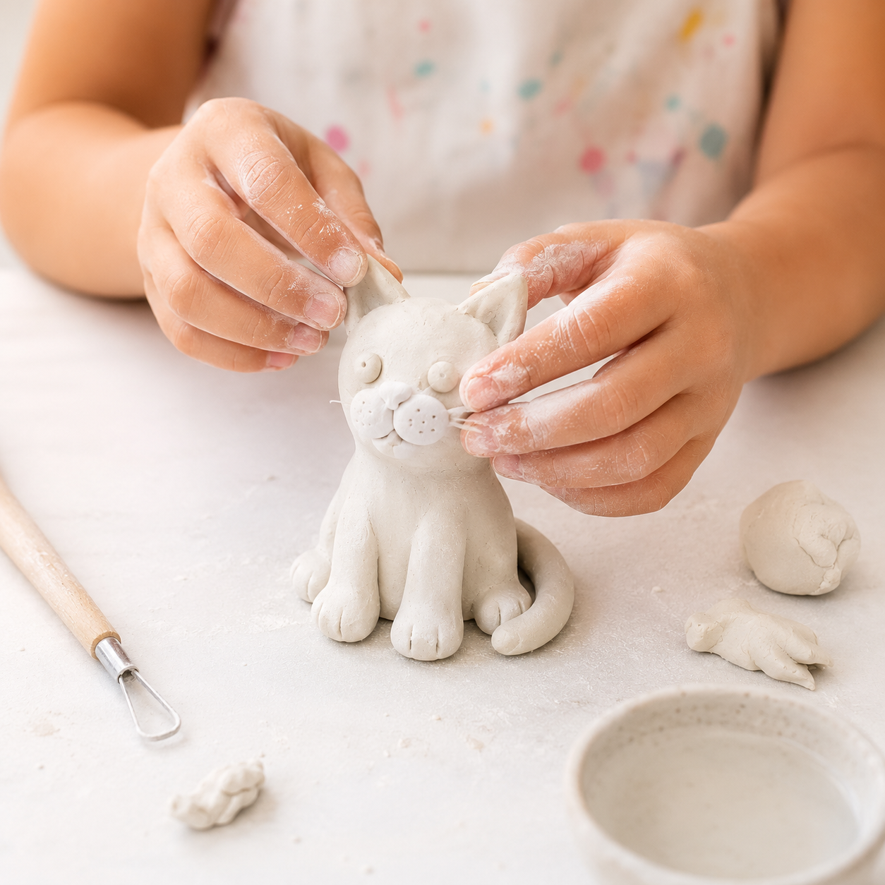 Clay Sculpture for Kids (Ages 6+) - August 5 | 6PM