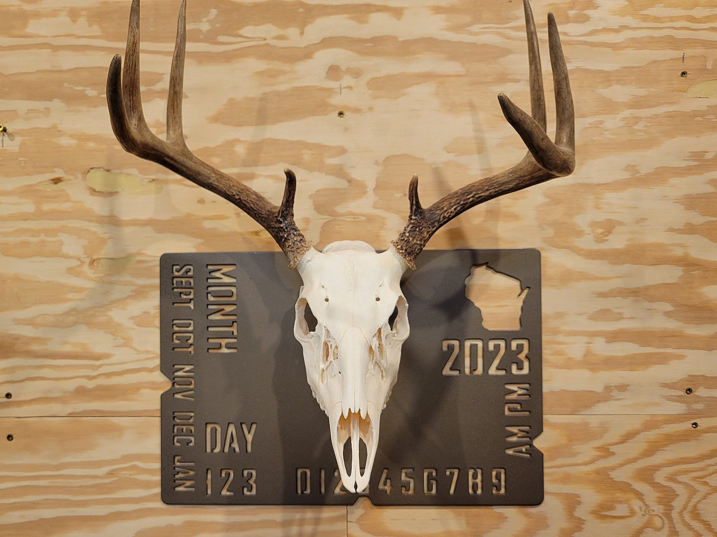 Custom European Skull Plaques