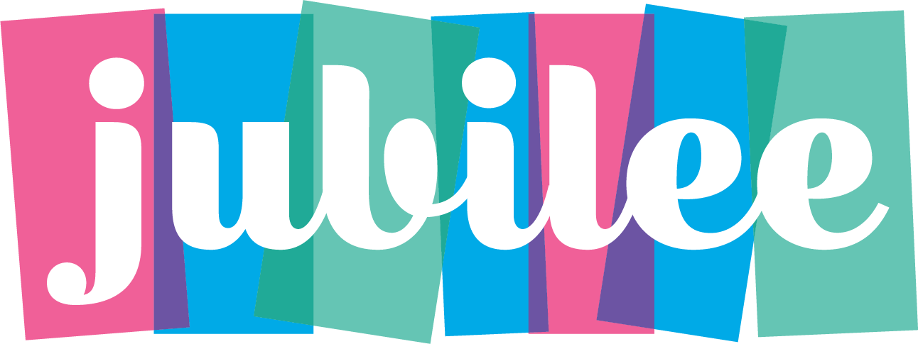 Colorful graphic with the name "Juliiee" on overlapping pastel-colored rectangles.