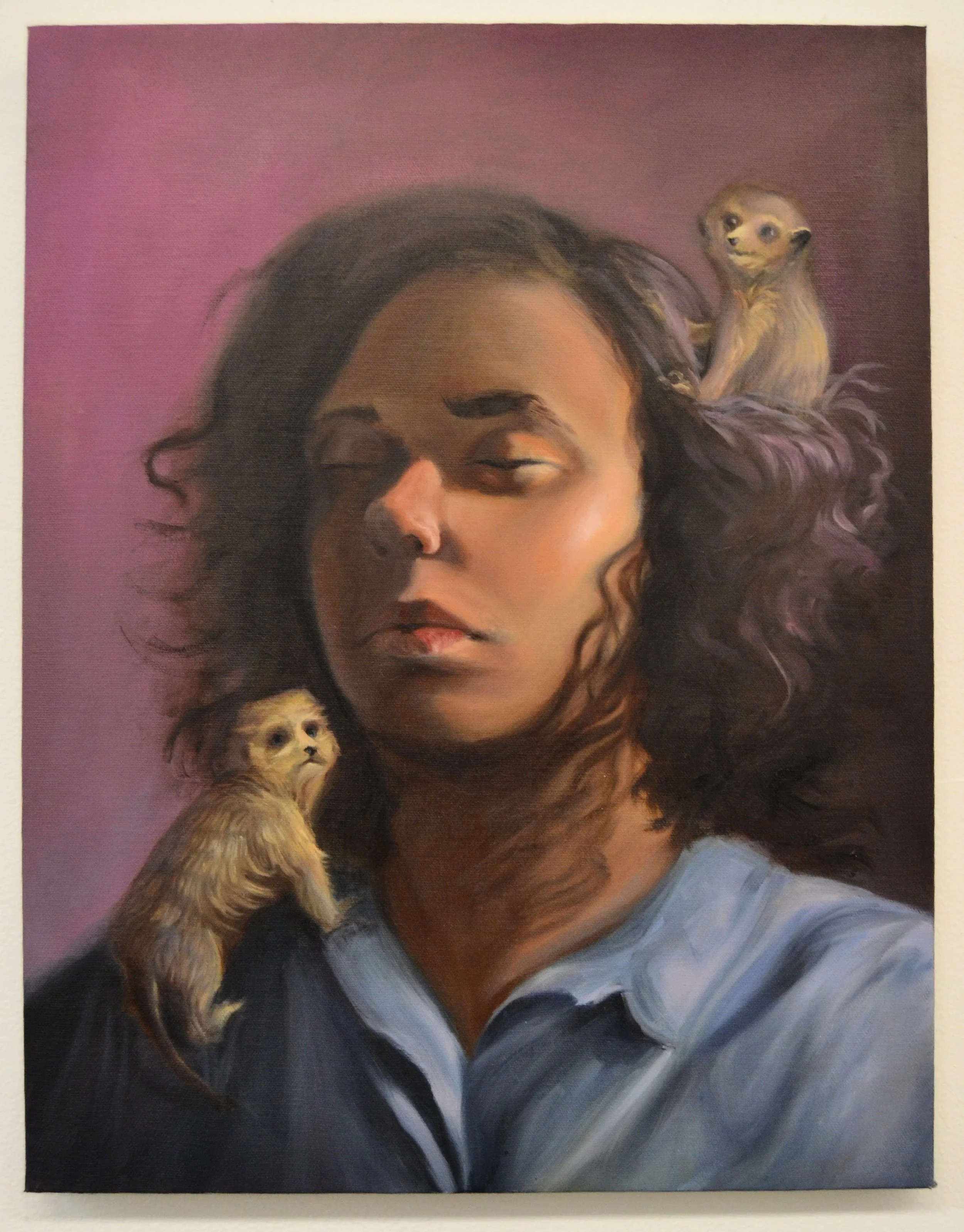 René
2018
Oil on canvas 
12" x 8"