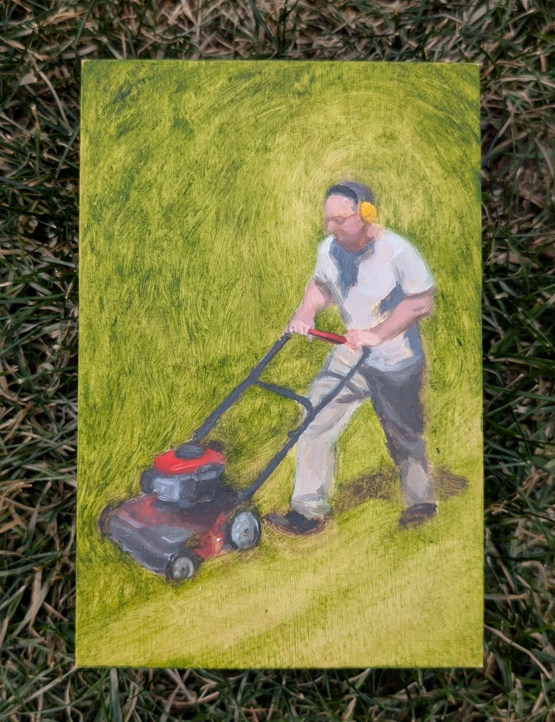 Dad 2025
Oil on wood panel
4"x6" 