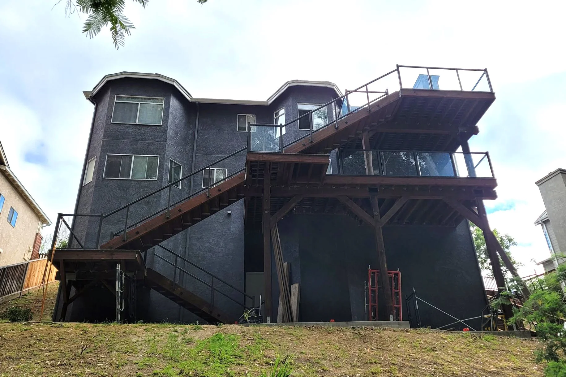 Hillside Deck