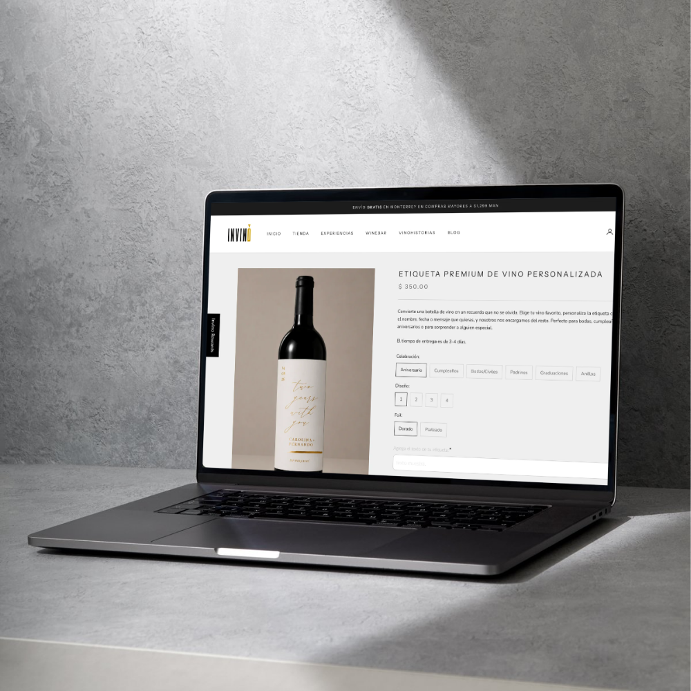 Diseño web shopify