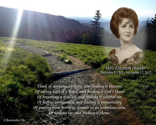 Mountain path memorial