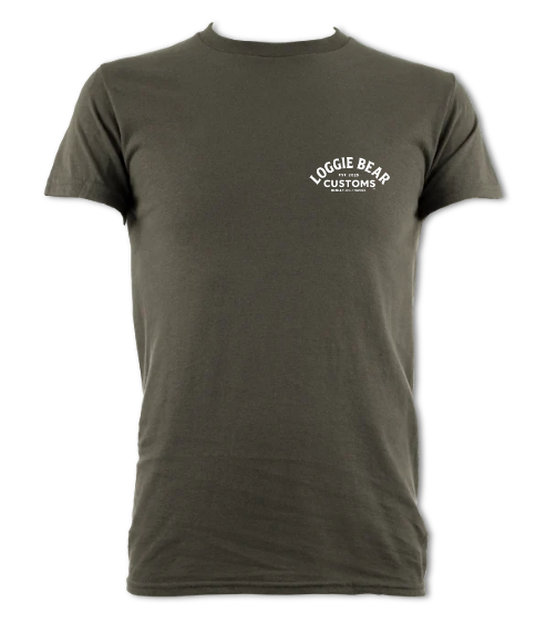Loggie Bear Customs - Classic Tee - Charcoal