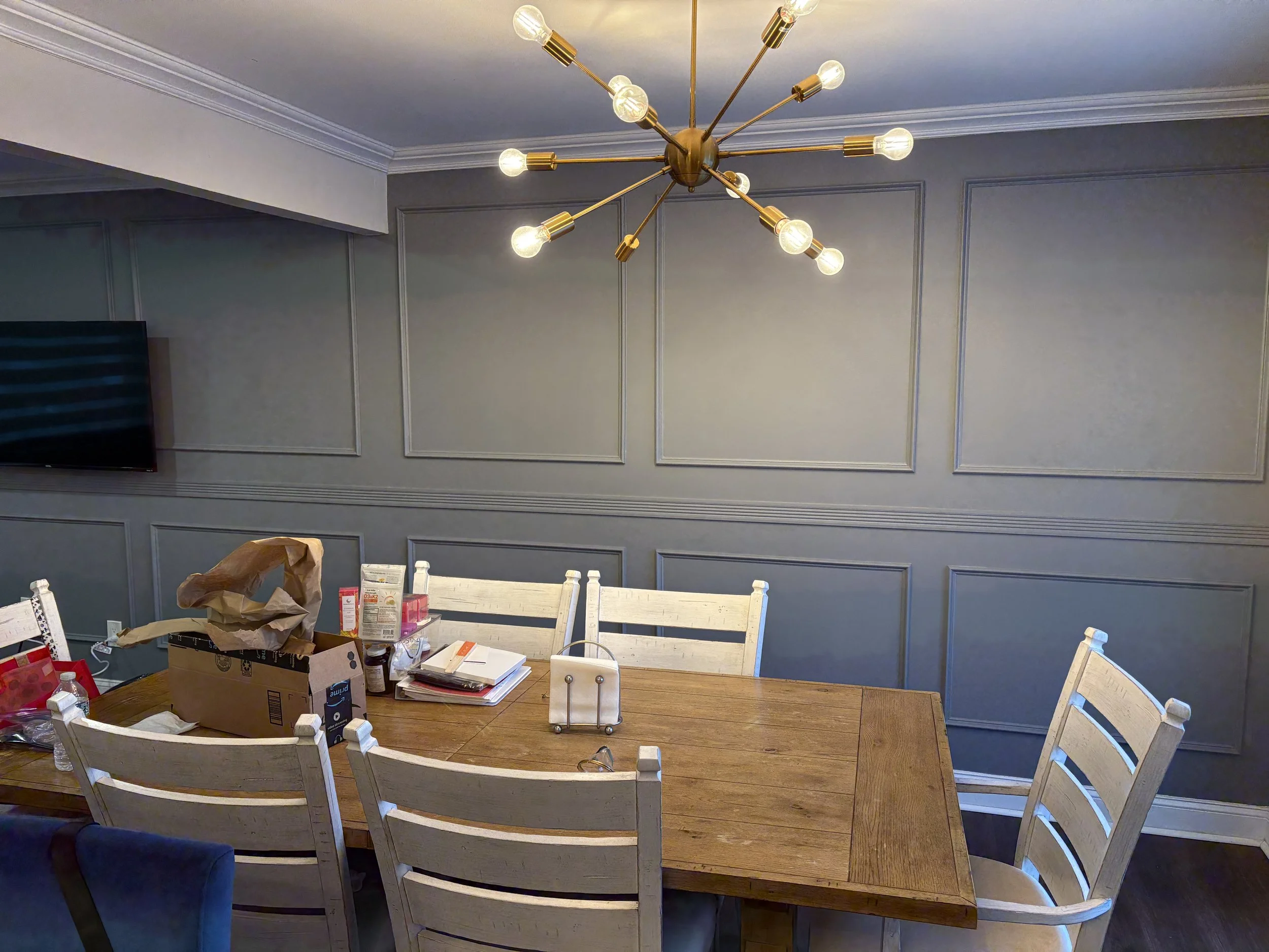 Enhance your interior with custom decorative wall moulding designed to add style, texture, and timeless character. Professional installation brings a polished architectural detail to any room. home improvement contractor in New Jersey