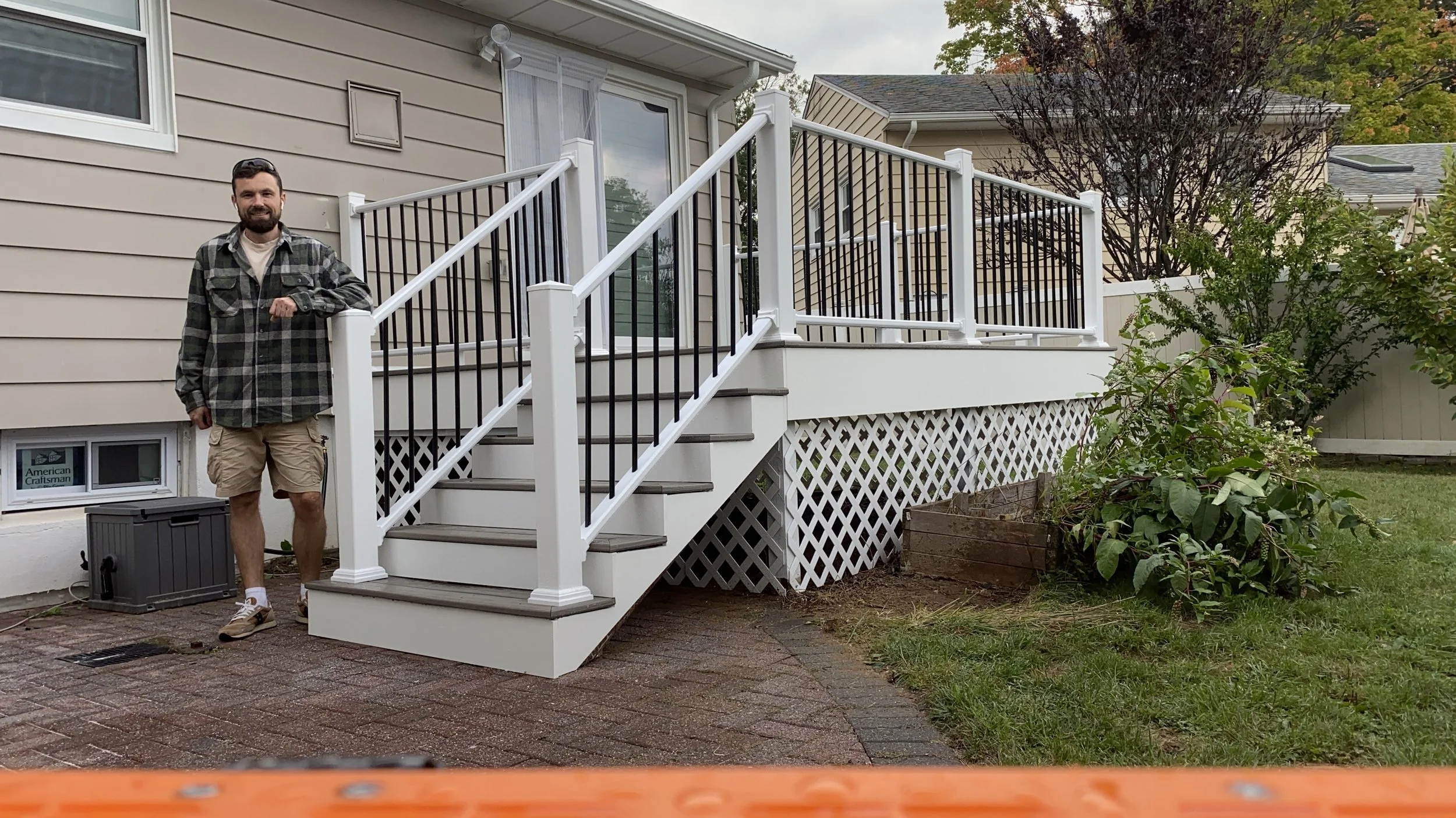 composite deck  licensed Insured Bonded home improvement contractor in New Jersey design and build trex timbertech samples