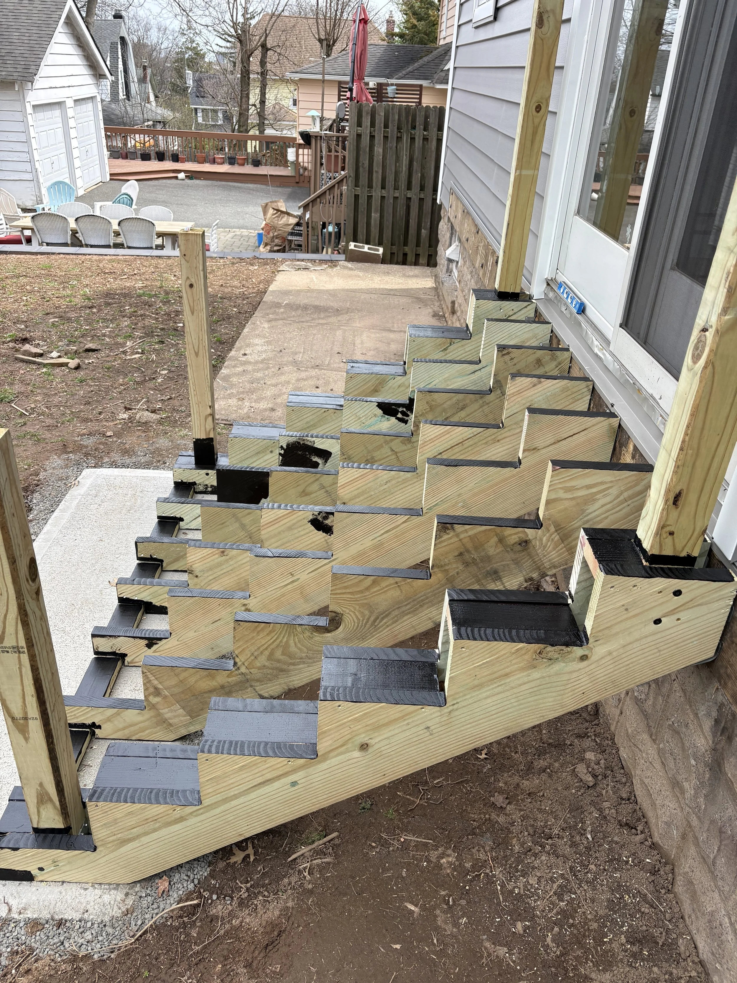 Create a beautiful outdoor space with durable composite decking designed for comfort, style, and long-lasting performance. Professional installation ensures a low-maintenance deck . home improvement contractor in New Jersey