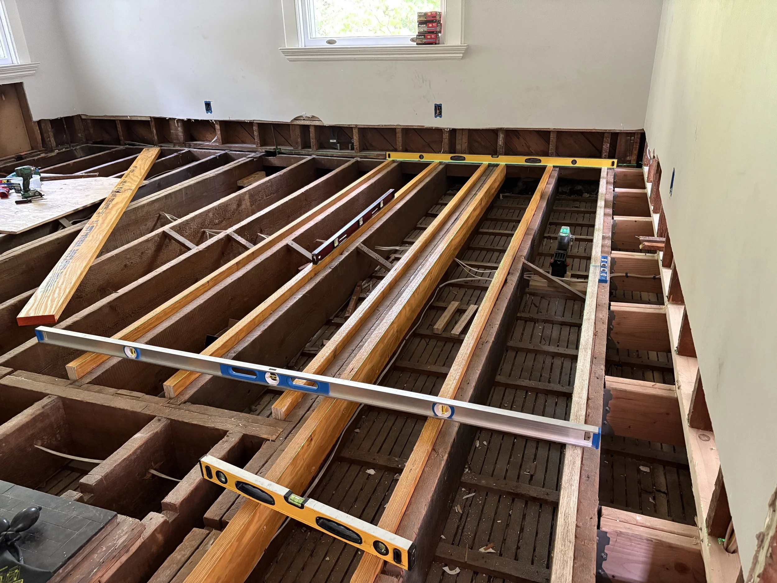 floor leveling hard wood floor  licensed Insured Bonded home improvement contractor in New Jersey