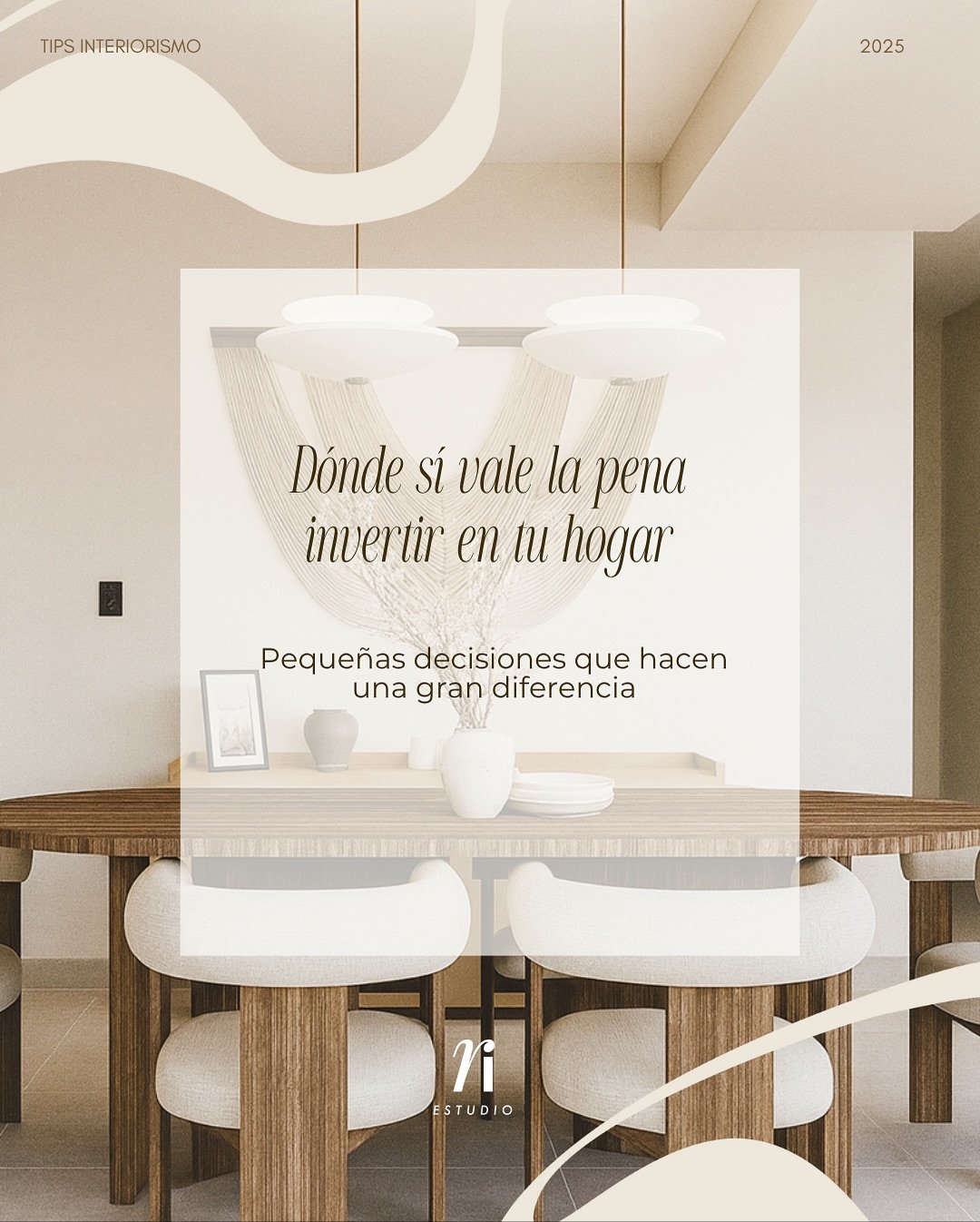 A veces creemos que invertir en nuestro hogar significa gastar m&aacute;s, pero la verdadera diferencia est&aacute; en saber en qu&eacute; s&iacute; vale la pena hacerlo. 🌿

La iluminaci&oacute;n, los materiales, el mobiliario o esos peque&ntilde;os