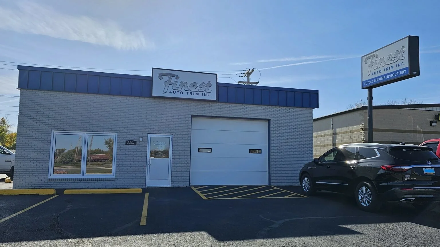 Exterior of Finest Auto Trim Inc. business