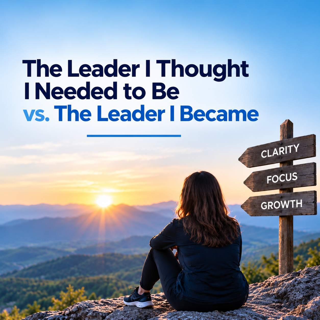 The Leader I Thought I Needed to Be vs. the Leader I Became