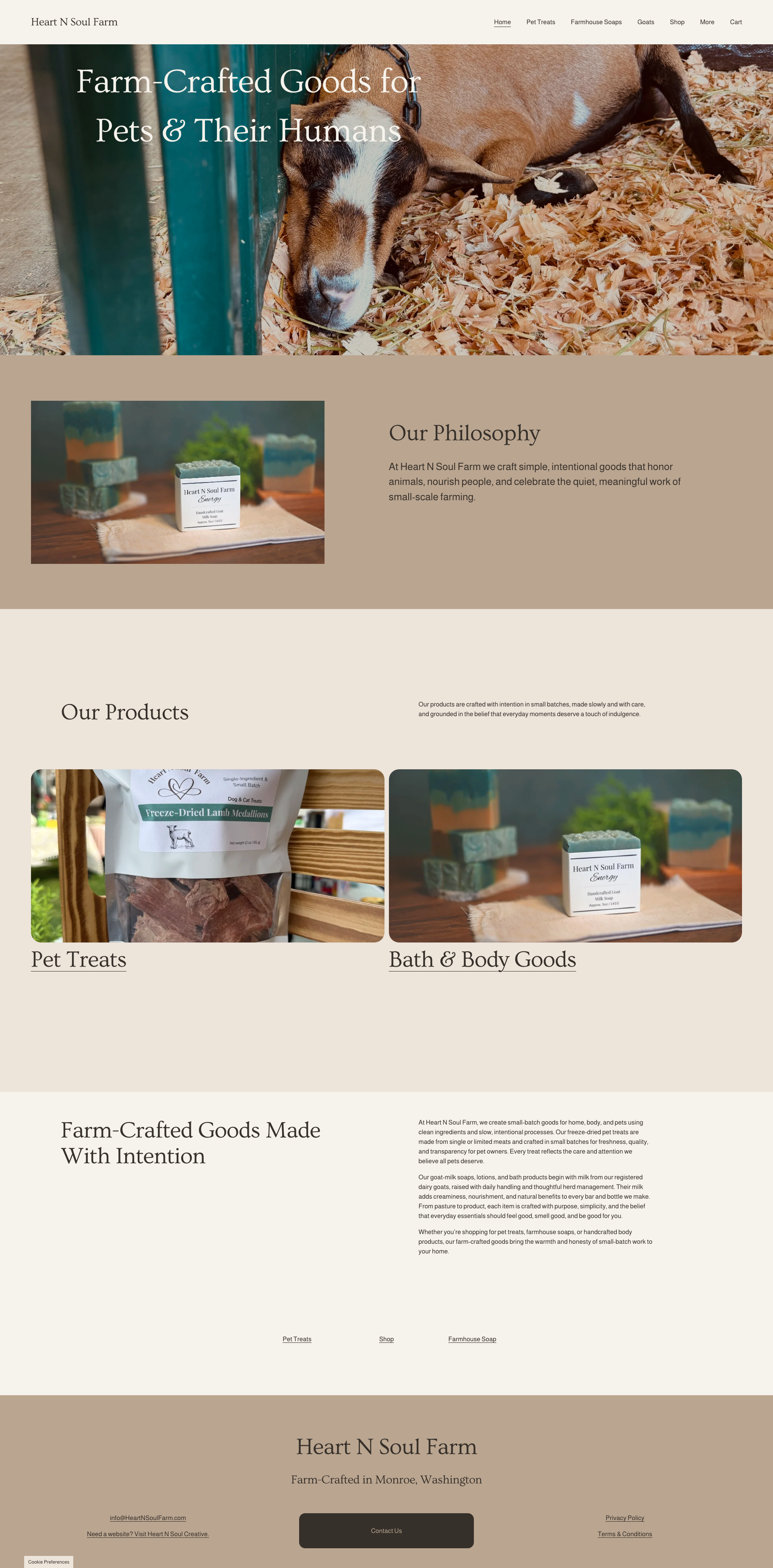 Design Sample for a product-based farm