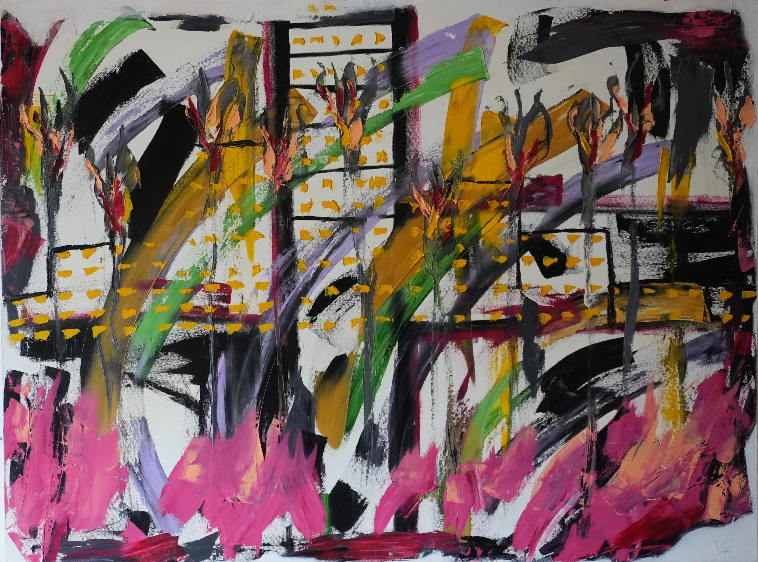 Concrete Rose (36x48)