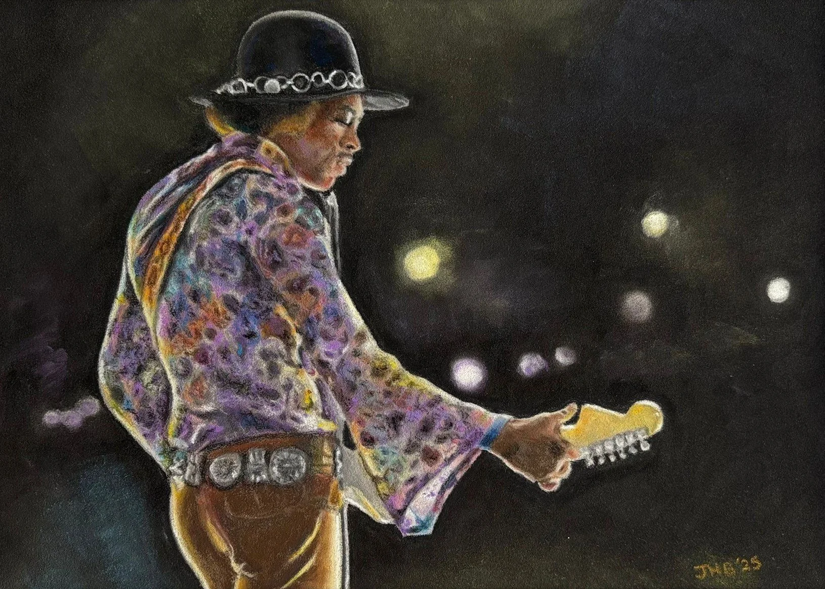 Jimi Hendrix Pastel