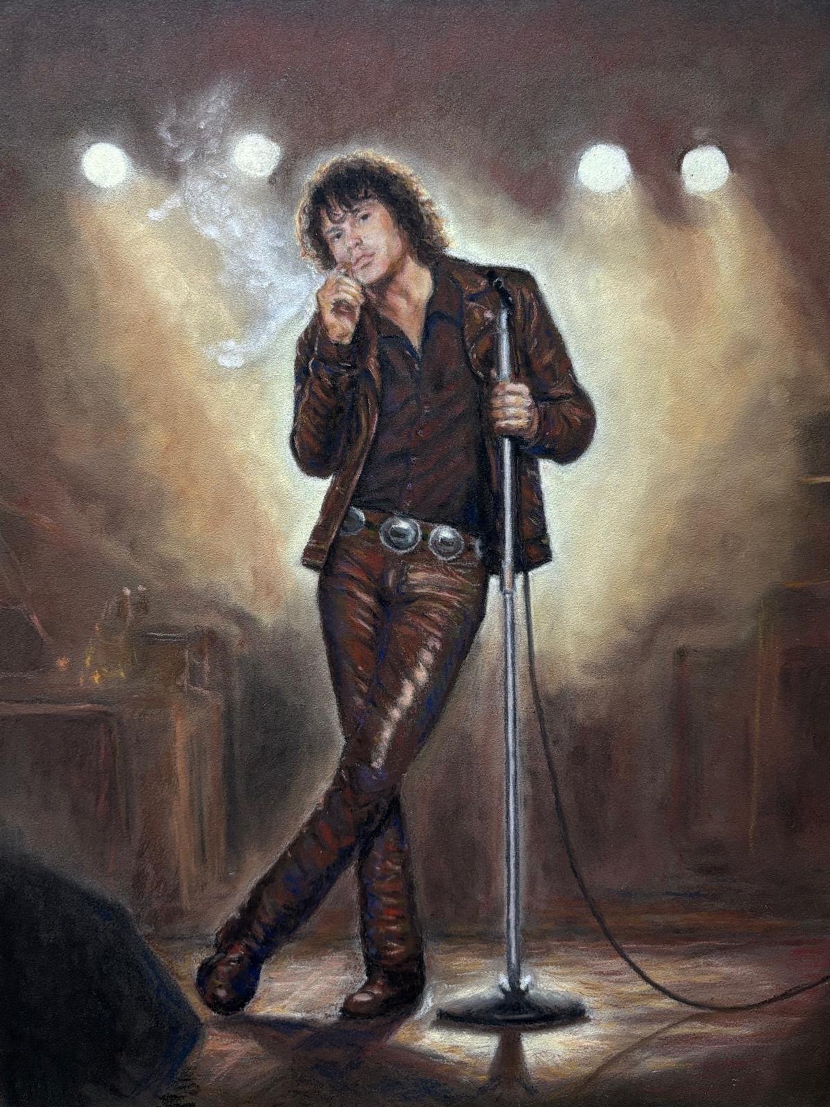 Jim Morrison Pastel