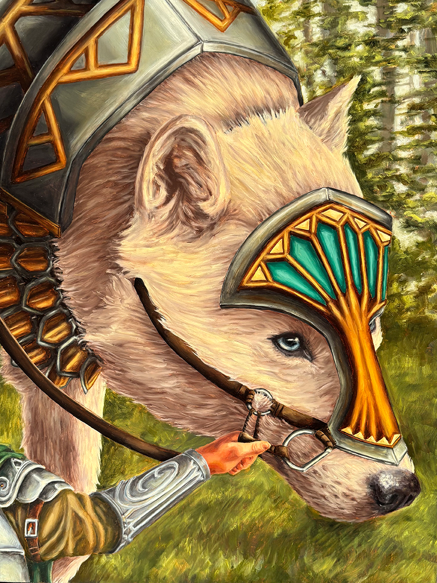 Friend to Elves - Oil on Panel
