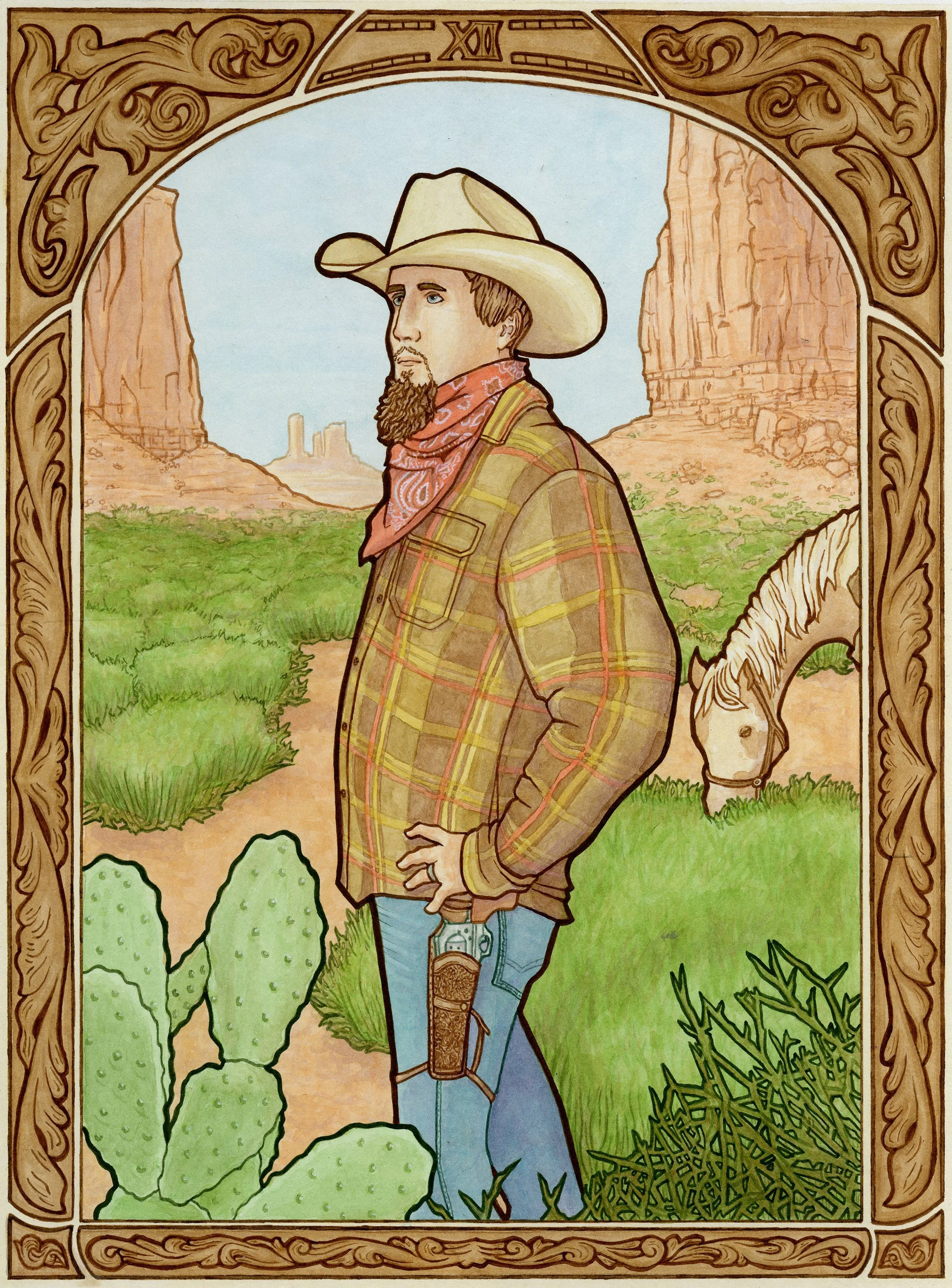 Cowboy - Acrylic