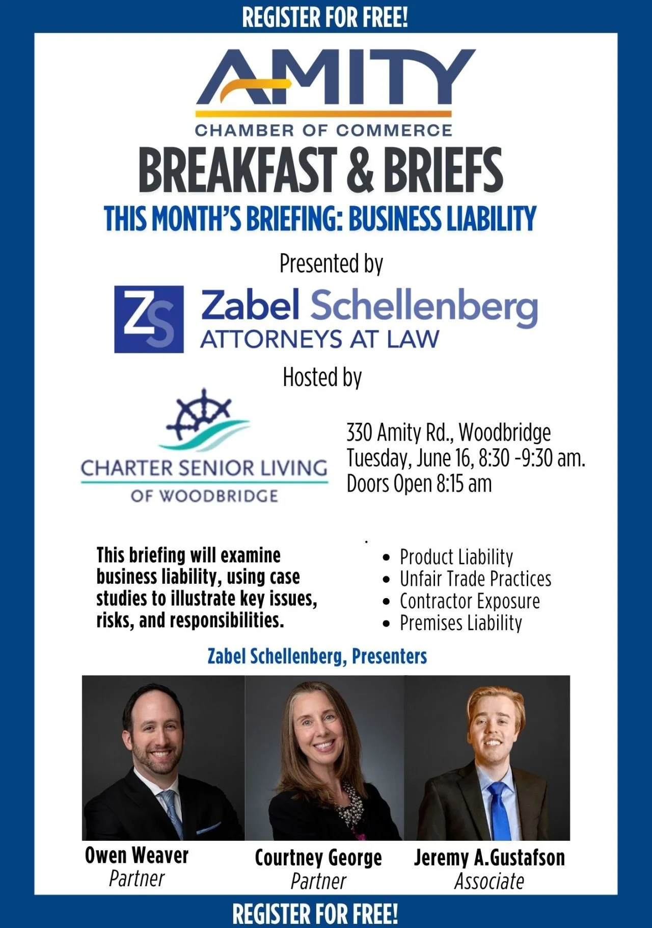 Free Connecticut Legal Business Seminar Series
