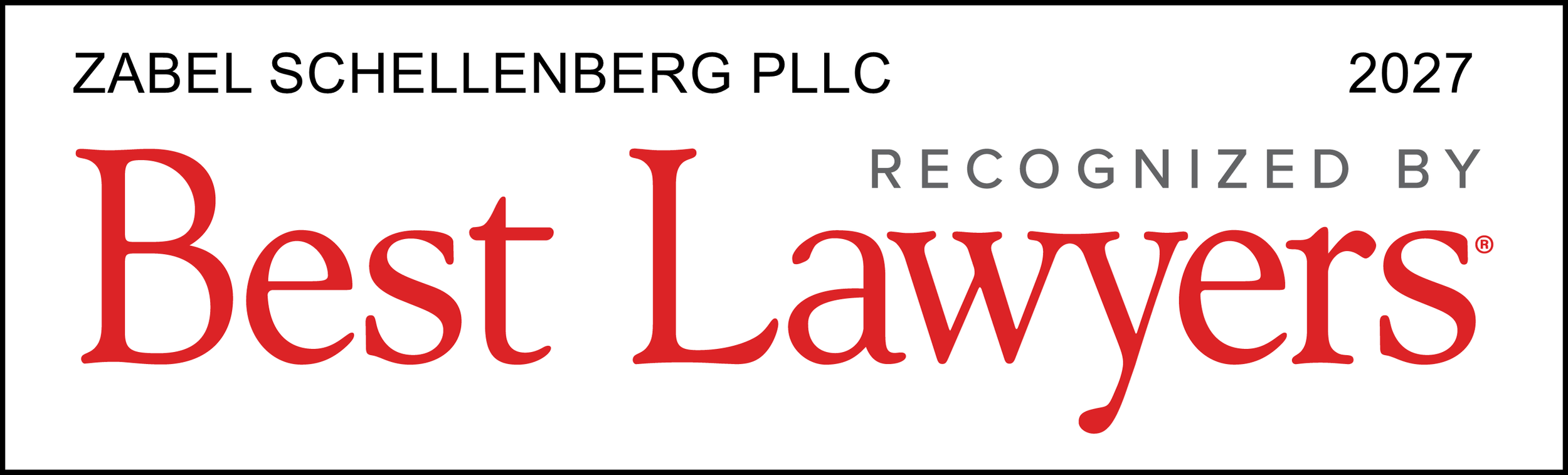Barbara M. Schellenberg 2027 Recognition by Best Lawyers