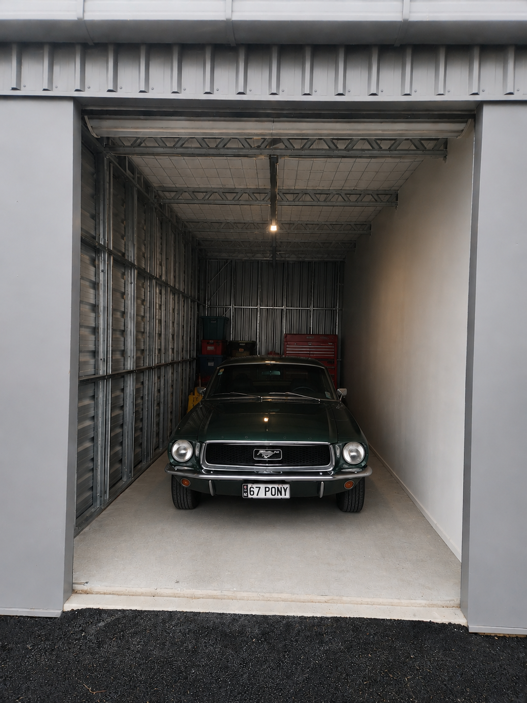 Secure indoor vehicle storage at Myt4you Storage Ravenswood with enclosed storage units, individual alarms and 24/7 access.