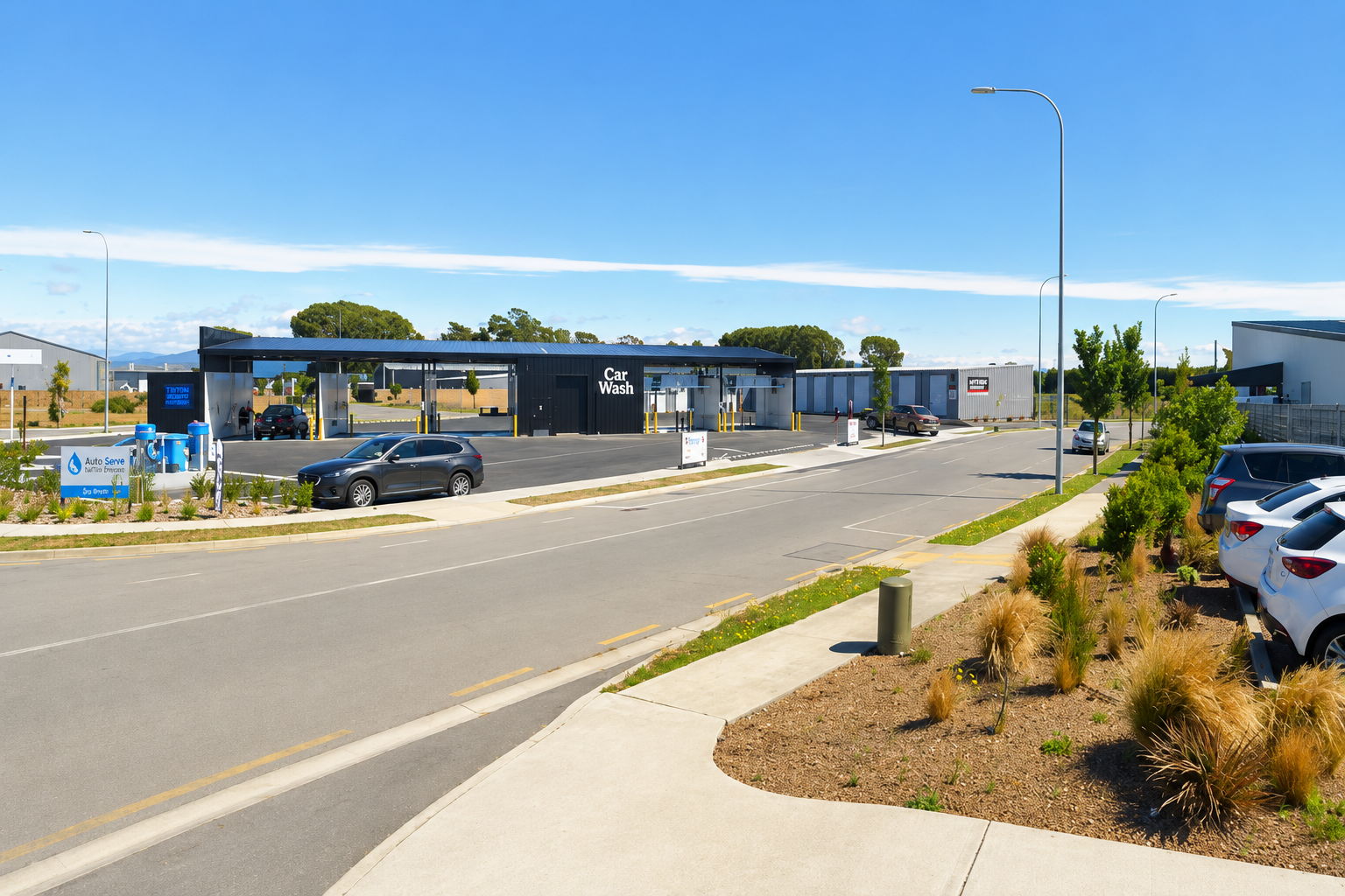 Myt4you Storage facility location at 2B Bowmaker Crescent, Ravenswood, North Canterbury with secure storage units and easy vehicle access.