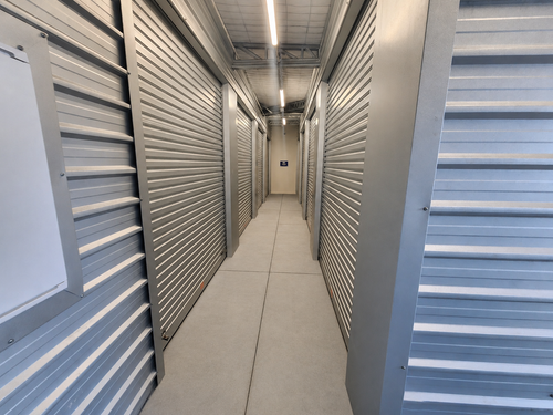 Clean internal storage corridors at Myt4you Storage