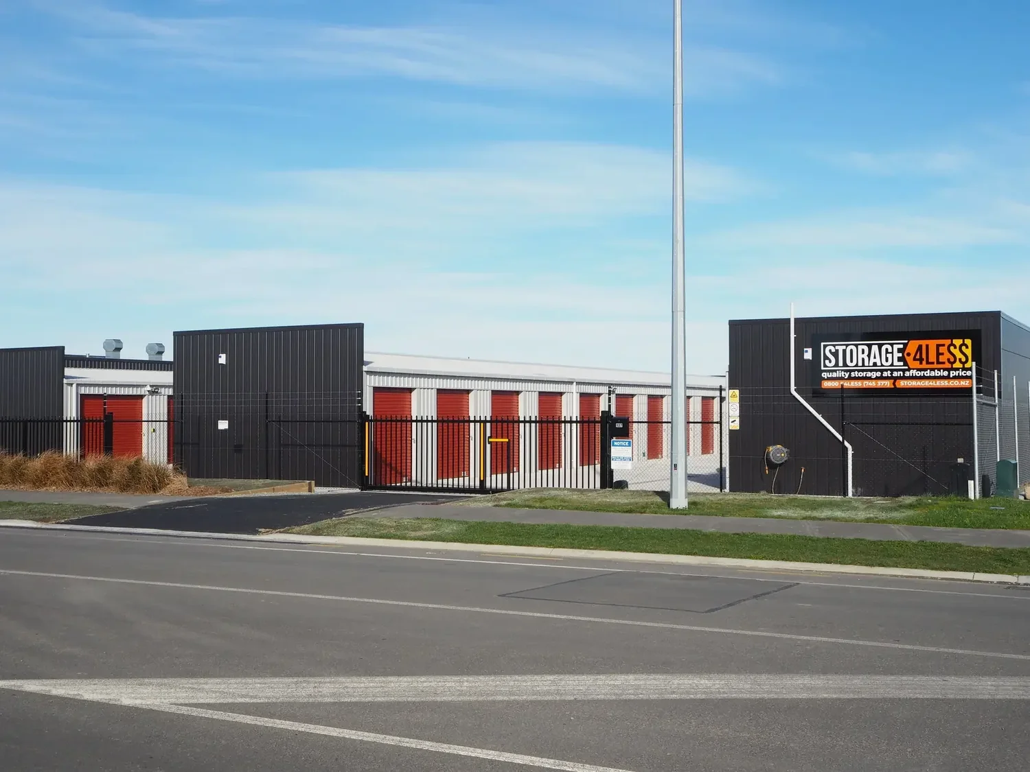 Storage4Less self storage facility at 127 Iport Drive in Rolleston