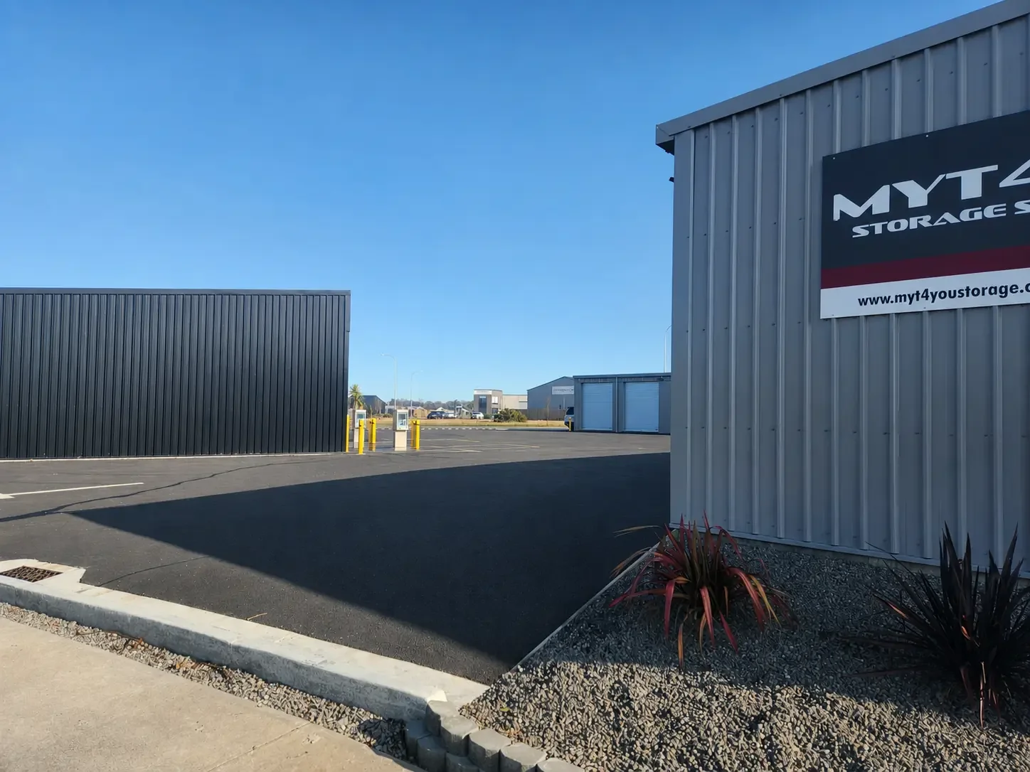 Clean indoor storage units at Myt4you Storage near Rangiora