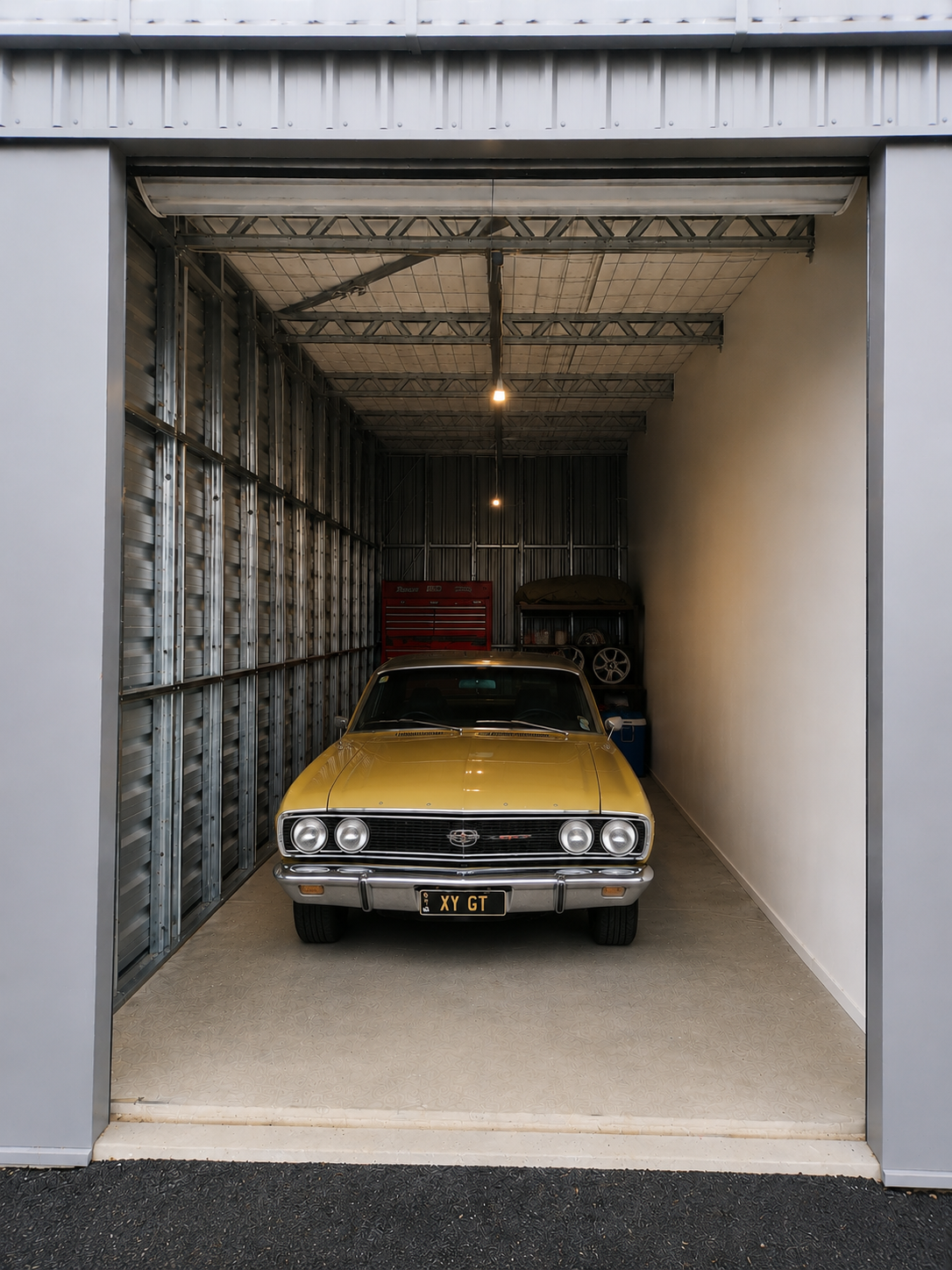 Clean and dry vehicle storage for classic cars, collector vehicles and weekend cruisers.